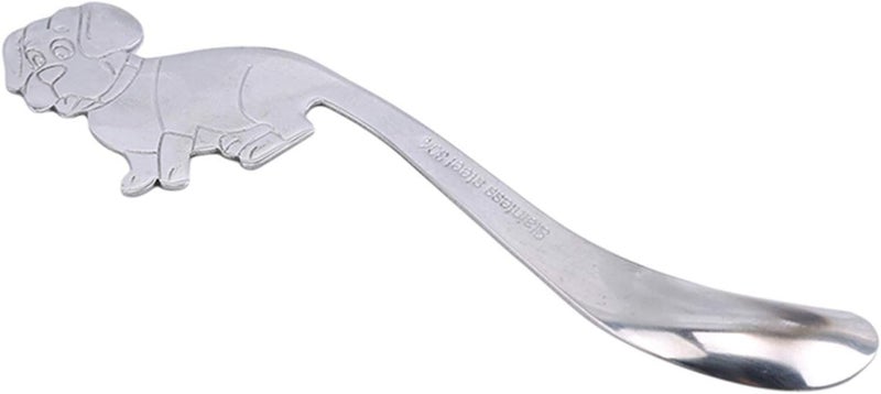 cheekyglo Stainless Steel Dessert Tea Appetizer Bistro Cake Sugar Soup Sugar Spoons for Kitchen Dinner Tableware,Silver,5.31 inch - Image 5