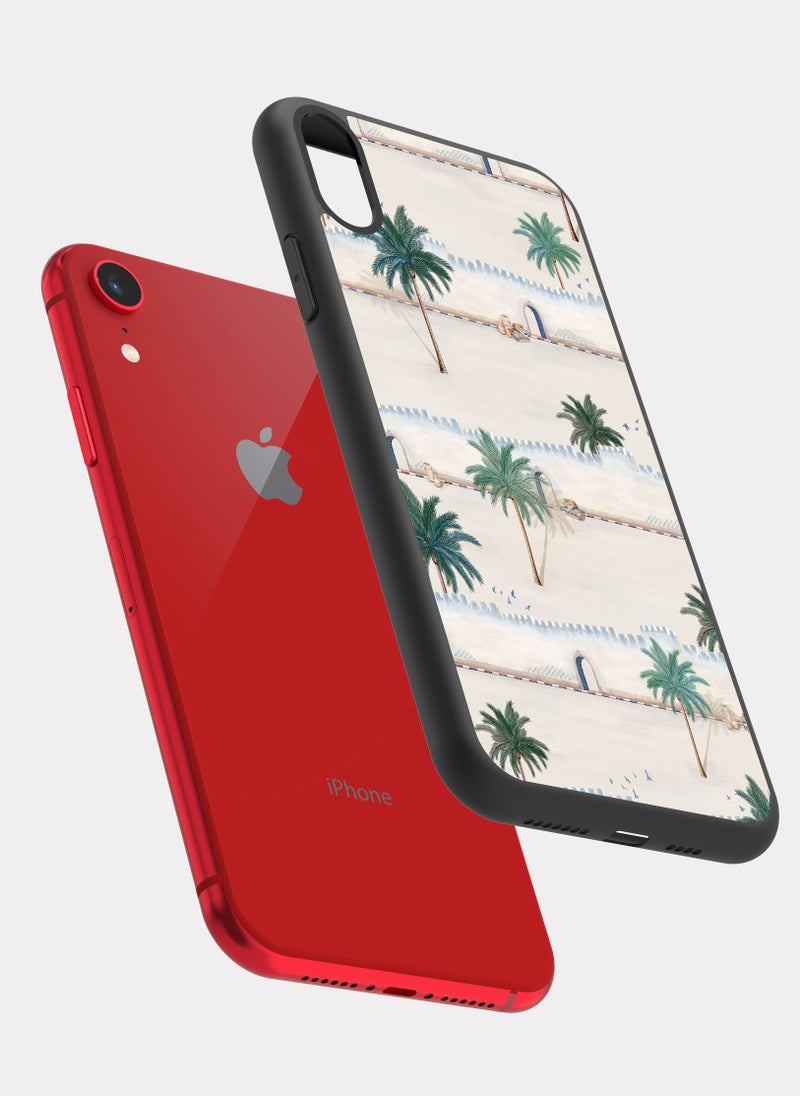 بكسلات كفر ايفون اكس ار سور و نخل بيج - Image 2