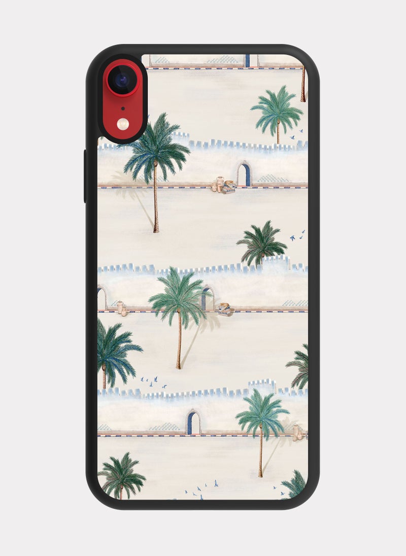 بكسلات كفر ايفون اكس ار سور و نخل بيج - Image 1