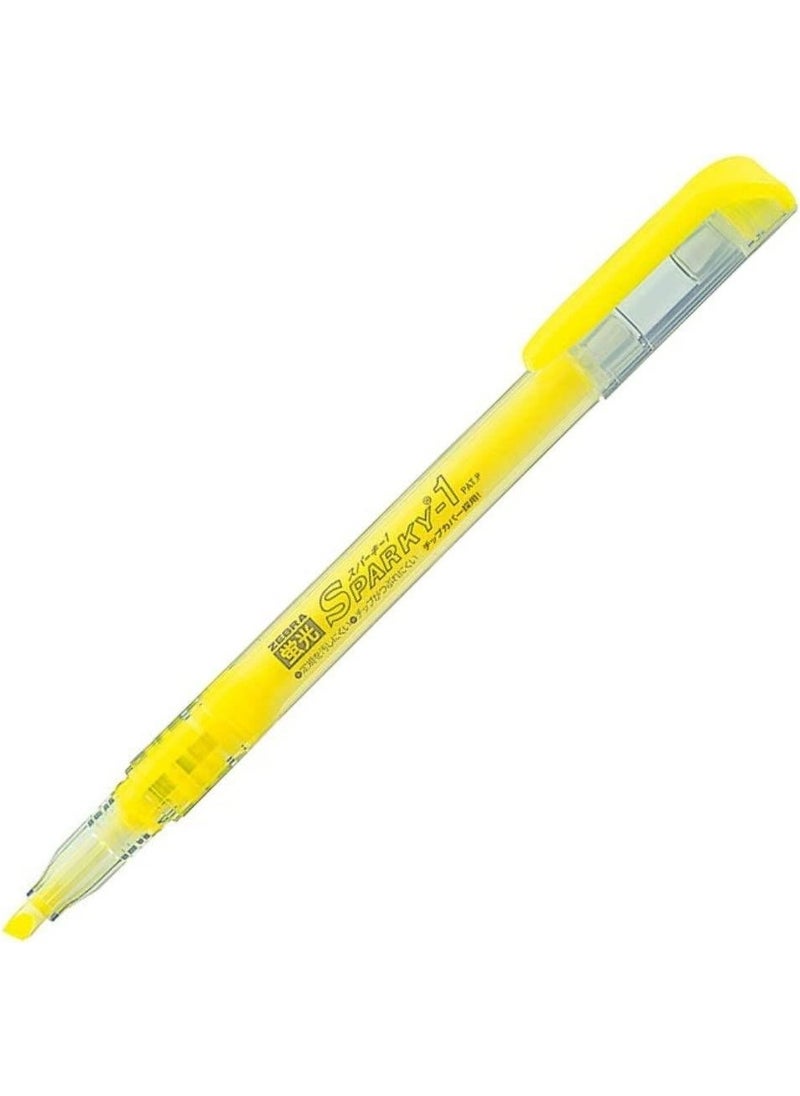 ZEBRA - Sparky-1 PVC Highlighter Pen 5 Pack - Image 1