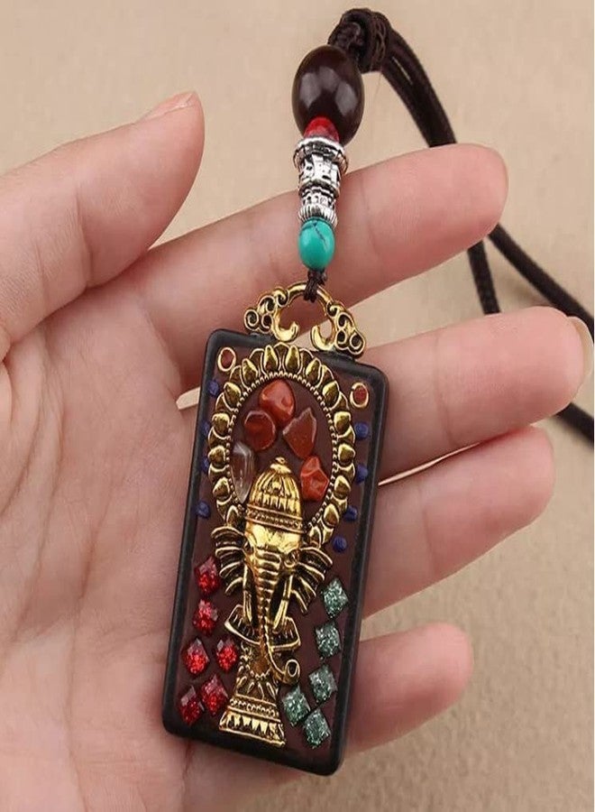 Moira Handmade bead necklace tassel necklace pendant 28 inch Bohemian Fashion for Men & Women (Contemporary) - Image 5