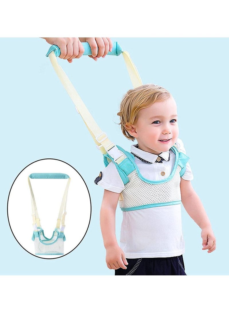 Y&D Toddler Walking Harness, SYOSI 59-69CM Adjusted Handheld Learning Belt Walk Assistant, One-year-old Kids Breathable Traction Rope with Anti-fall and Anti-strain Waistband (Green)  - Image 2