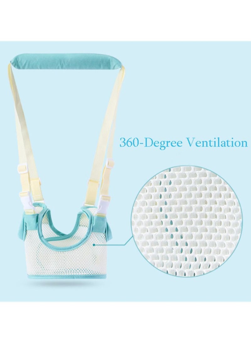 Y&D Toddler Walking Harness, SYOSI 59-69CM Adjusted Handheld Learning Belt Walk Assistant, One-year-old Kids Breathable Traction Rope with Anti-fall and Anti-strain Waistband (Green)  - Image 5