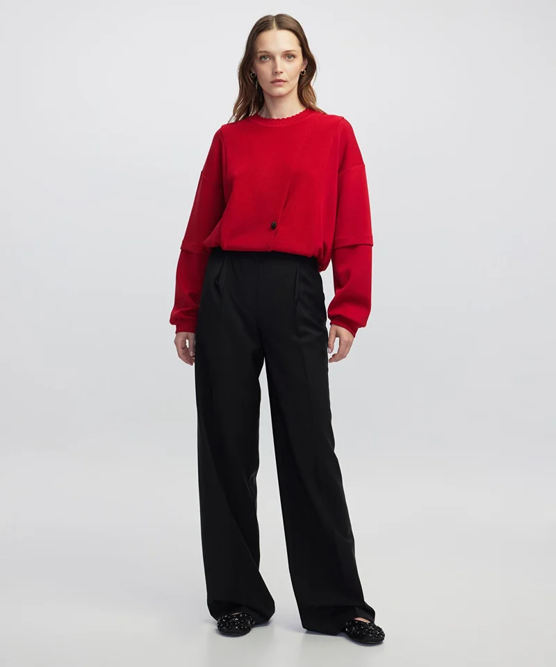 ابيكول Buttoned Sweatshirt