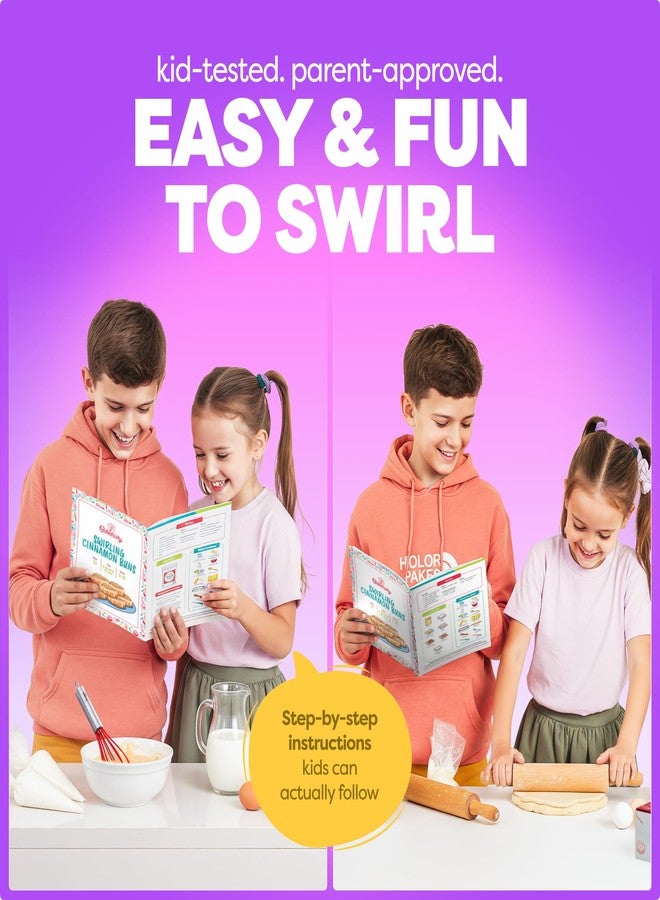 BAKETIVITY Kids Baking DIY Activity Kit - Bake Delicious Cinnamon Buns with Pre-Measured Ingredients - Best Gift Idea for Boys and Girls Ages 6-12 - Image 5