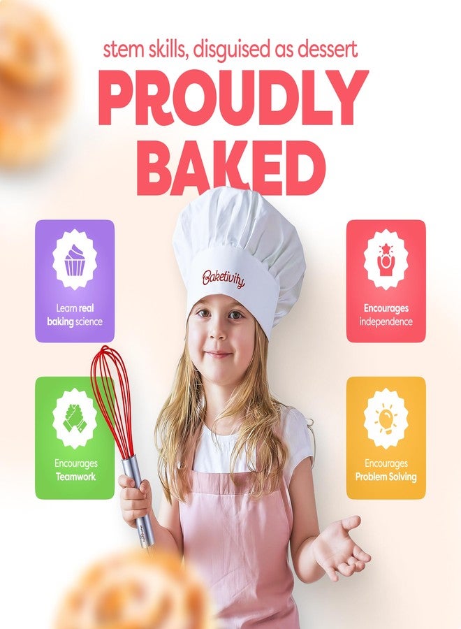 BAKETIVITY Kids Baking DIY Activity Kit - Bake Delicious Cinnamon Buns with Pre-Measured Ingredients - Best Gift Idea for Boys and Girls Ages 6-12 - Image 4