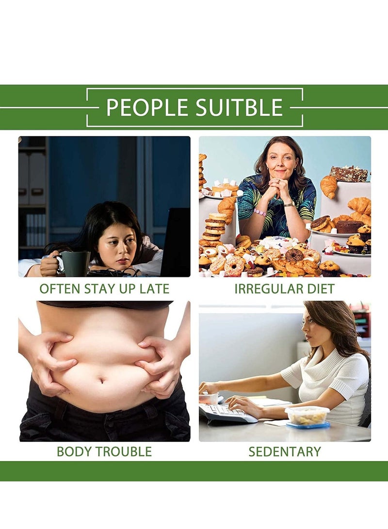 KASTWAVE Stickers to Reduce Cellulite - Firming & Cellulite Reducing Thigh Stickers, Wormwood Herbal Leg Lifting Stickers, Tightening Lifting Tape Shaping Leg Stickers (3 Box, 90pcs) - Image 5