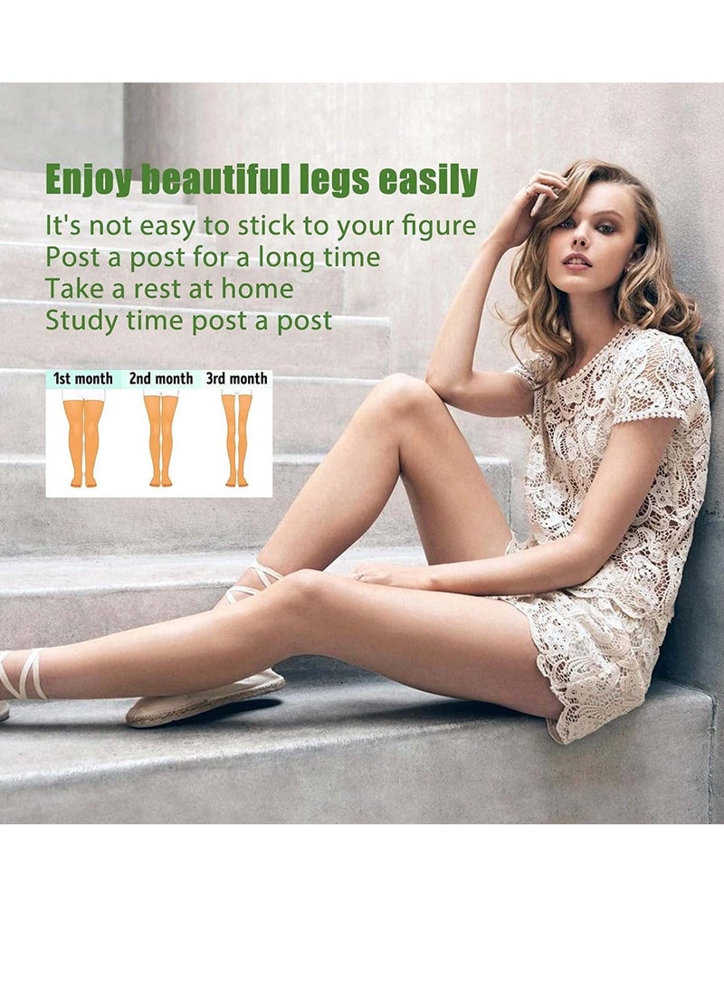 KASTWAVE Stickers to Reduce Cellulite - Firming & Cellulite Reducing Thigh Stickers, Wormwood Herbal Leg Lifting Stickers, Tightening Lifting Tape Shaping Leg Stickers (3 Box, 90pcs) - Image 4