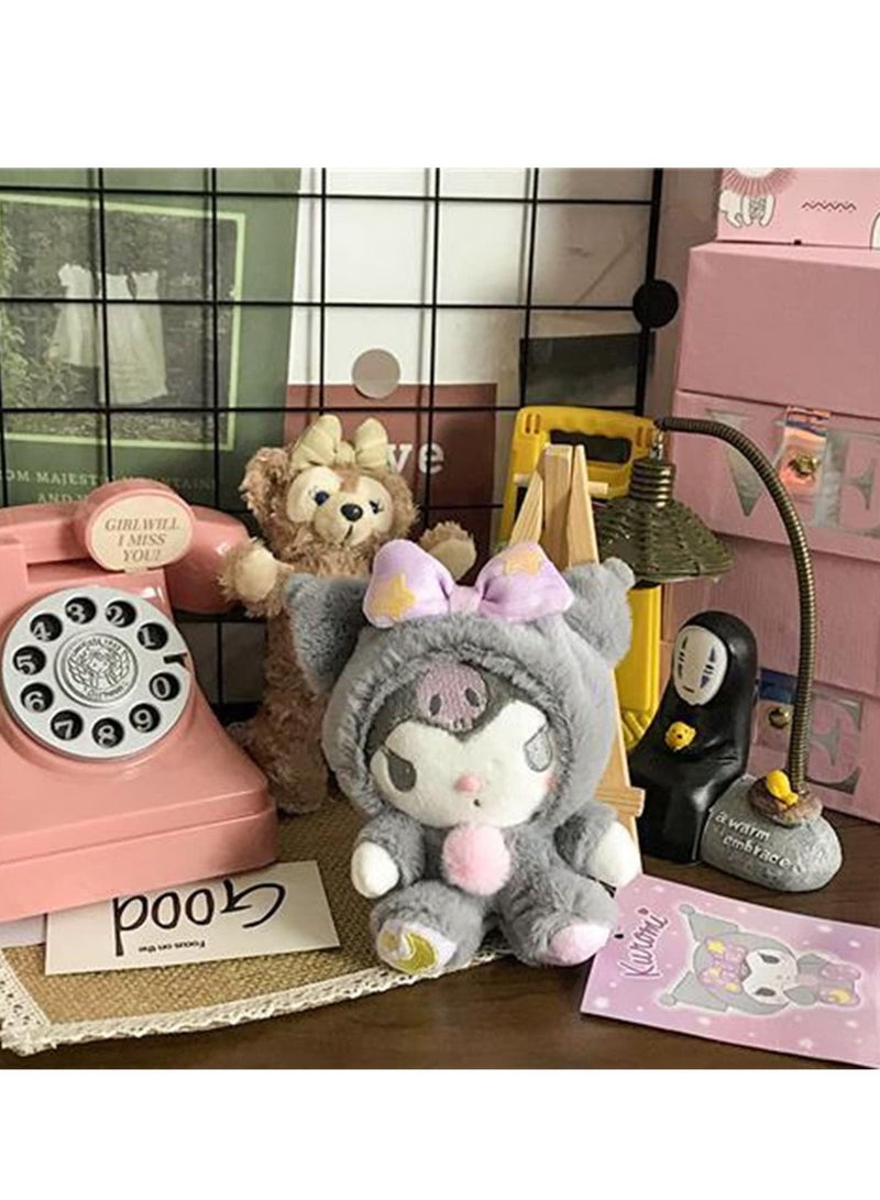 SYOSI Plush Keychain, 5 in Plush Toy Doll, Cute Sanrio Plush Keychain Stuffed Animal Toys Anime Pendant Doll Accessories, Pendant Toy Girls Gift - Image 2