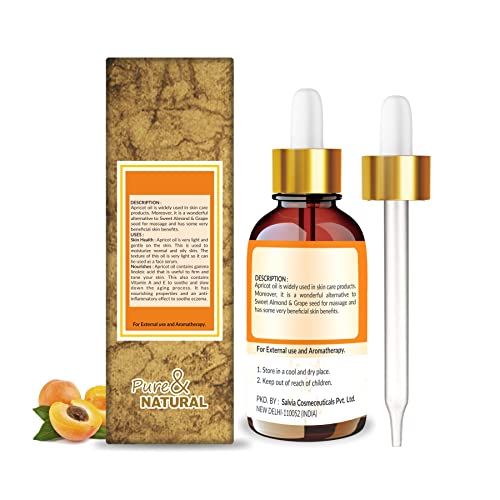 Crysalis Apricot (Prunus Armeniaca) Oil|100% Pure & Natural Undiluted Carrier Oil Organic Standard For Skin & Hair Care|Therapeutic Grade Oil, Adds Shine To Hair, Removes Marks - 30Ml With Dropper - Image 2