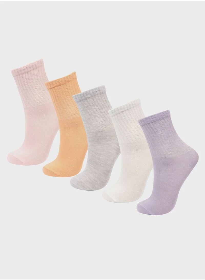 ديفاكتو Girl 5 Piece Long Sock