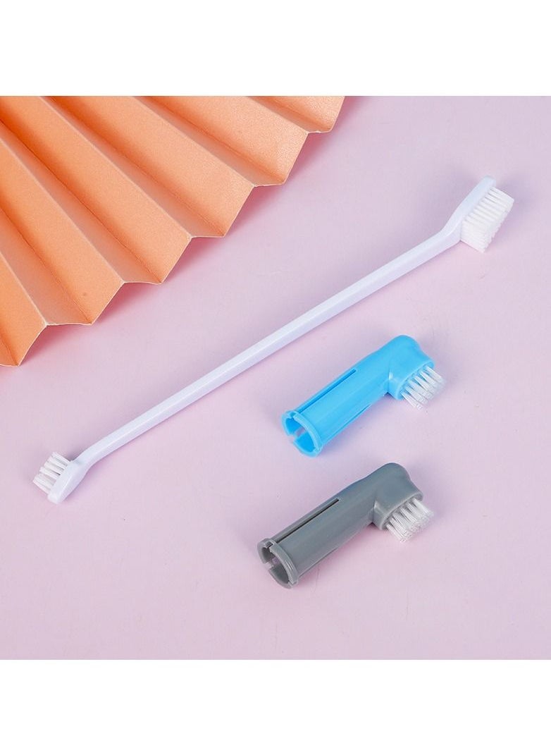 Generic - Double Sided Pet Toothbrush Silicone Multi Angle Cleaning Dog Cat Mouth Care Toothbrush - Image 1