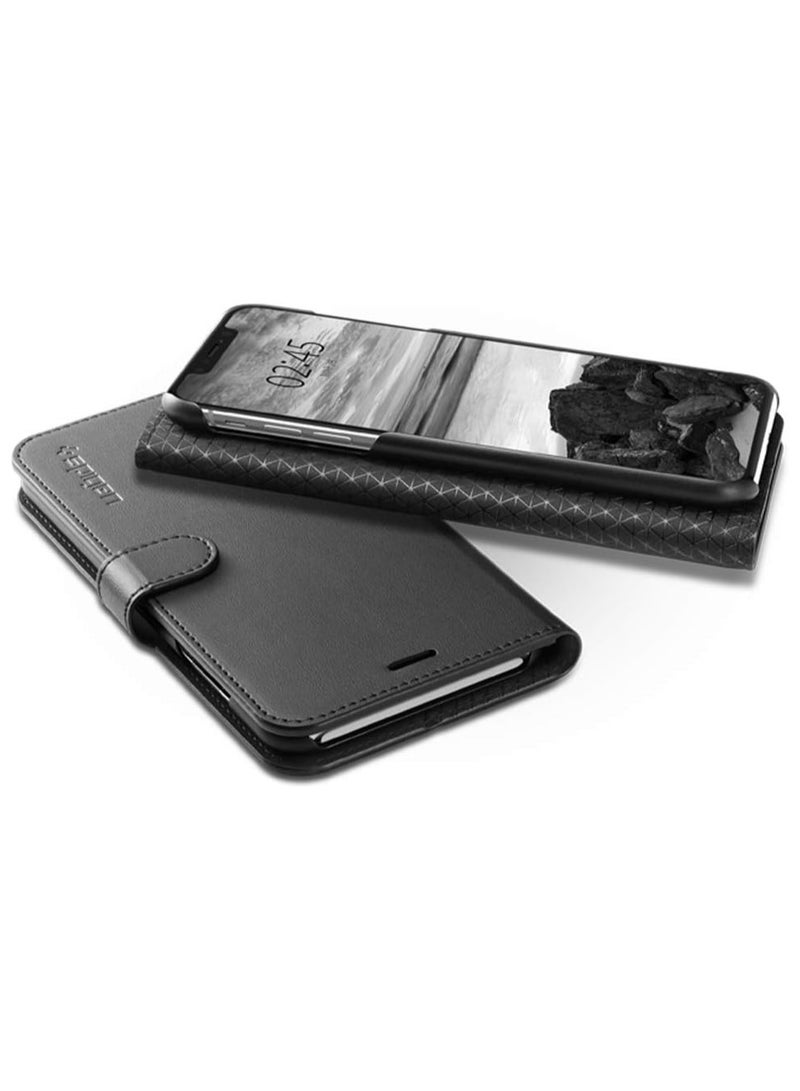 Spigen Wallet S designed for iPhone XS MAX case/cover - Black - Image 3