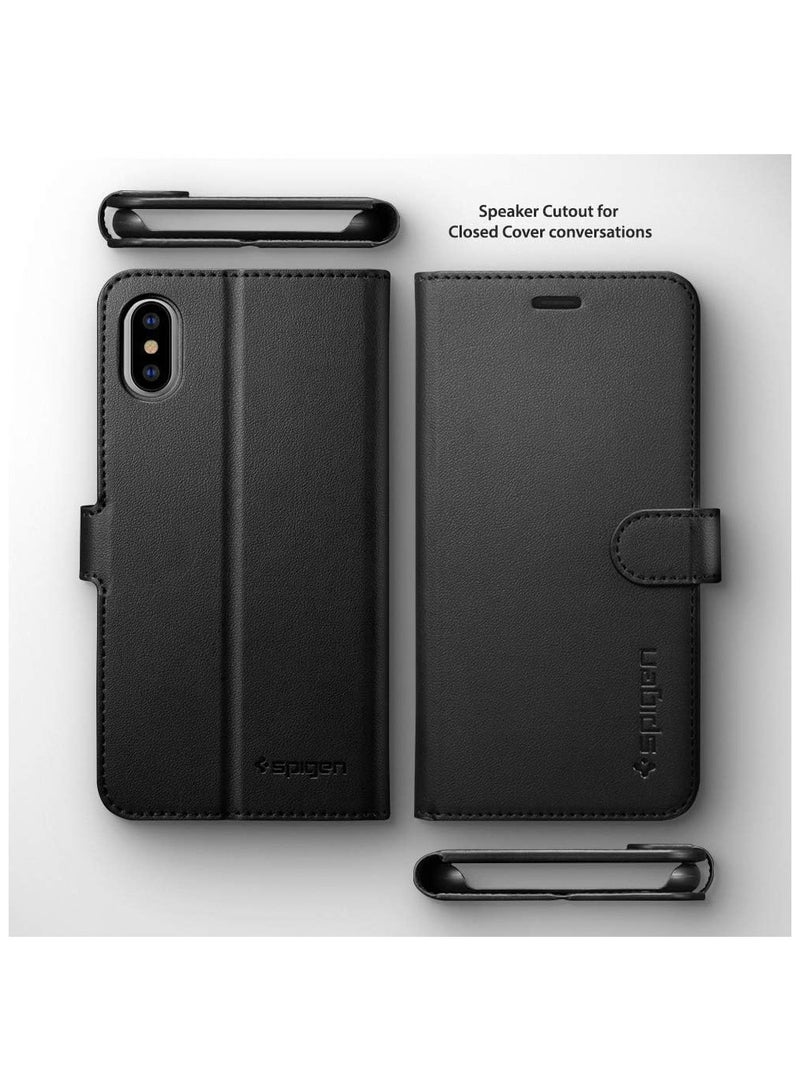 Spigen Wallet S designed for iPhone XS MAX case/cover - Black - Image 2