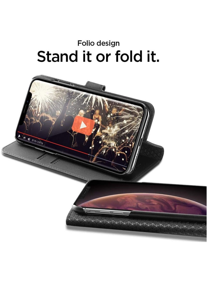 Spigen Wallet S designed for iPhone XS MAX case/cover - Black - Image 4
