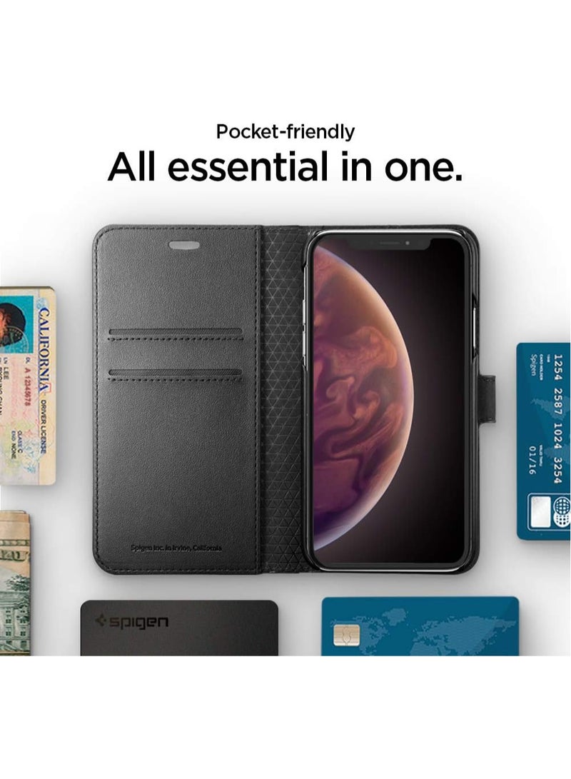 Spigen Wallet S designed for iPhone XS MAX case/cover - Black - Image 5