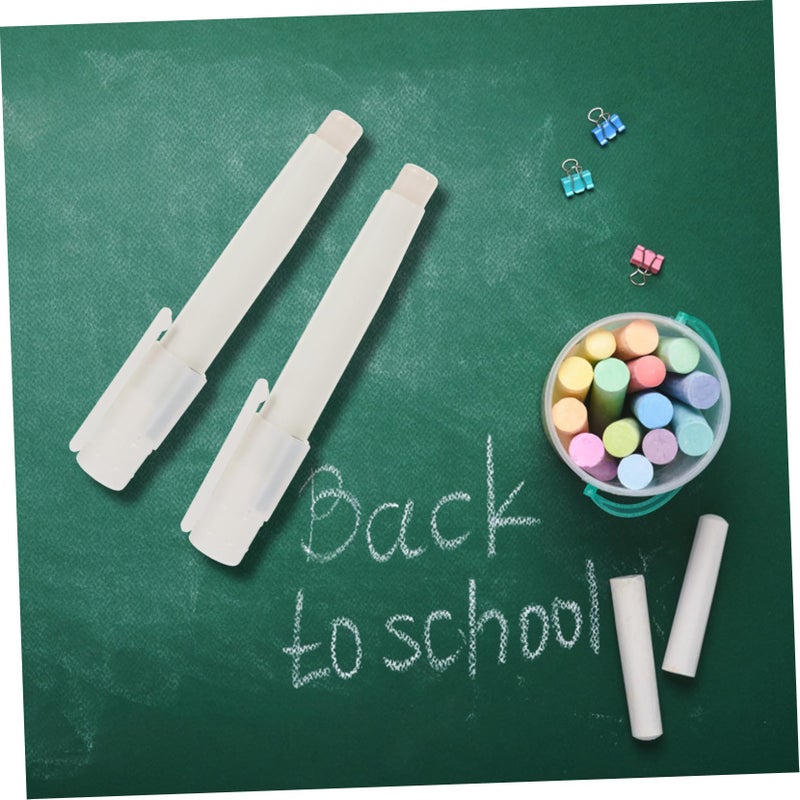 2Pcs Plastic Chalk Holder Clip Extension Clamp For Classroom Hand Protection And Chalk Breakage Prevention - Image 5