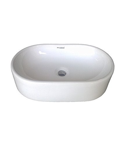 Belmonte Table Top Wash Basin Capsul 20 Inch x 1250 Inch White - Image 1