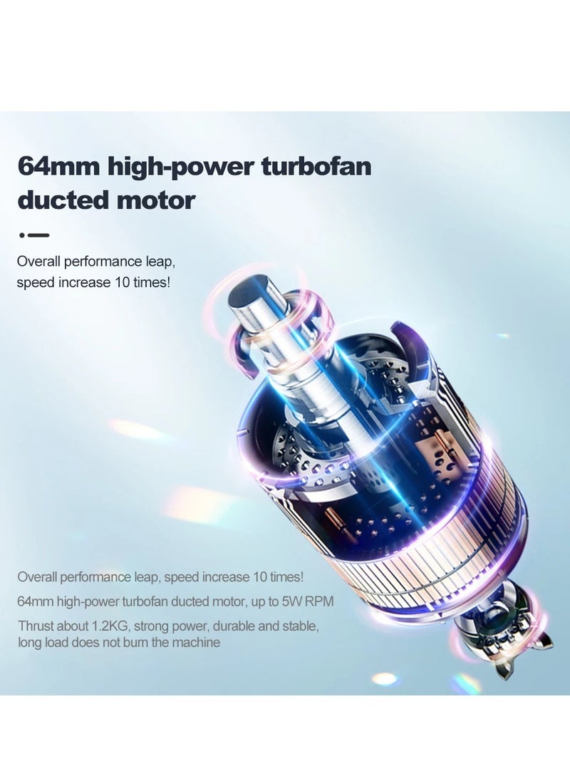 64mm Violent Turbofan Car Violent Blower Handheld Turbo Jet Fan Brushless Motor Superstrong Thrust 1.2kg Powerful Mini Duct Fan - pzsku/ZAAF5E2E17E65E61F344AZ/45/_/1720883728/c0709445-855e-4aad-9af5-76986a4447c4