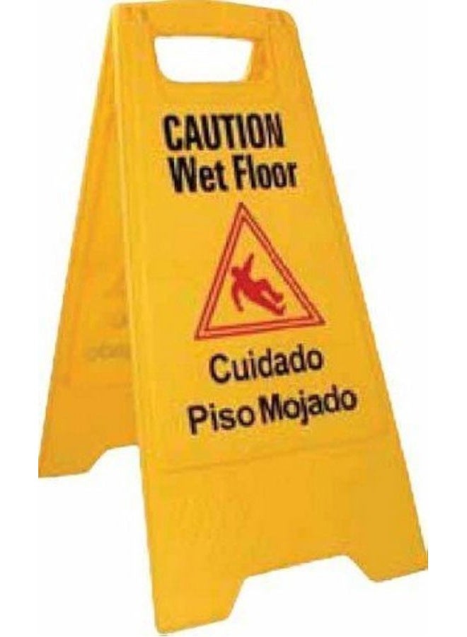 Winco Caution Sign, Medium, Yellow - Image 1