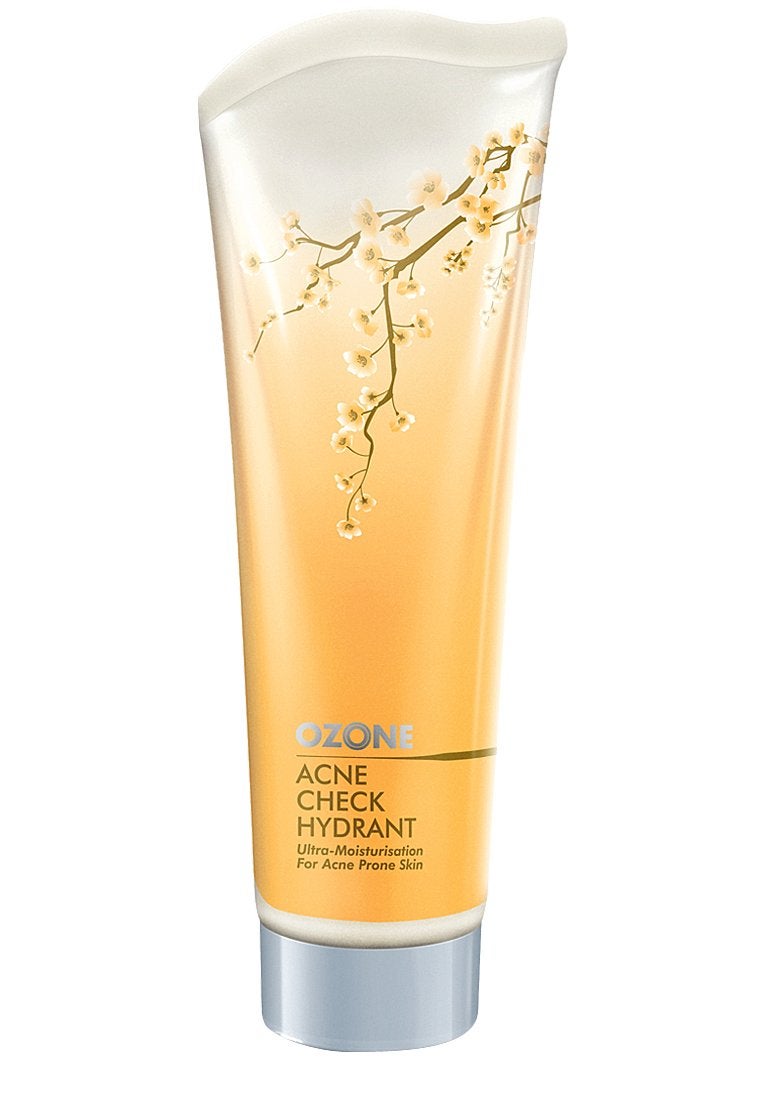 Ozone Acne Check Hydrant  100 gm  Moisturizer for AcneProne  Oily Skin  Enriched with Aloe Vera Lemon Neem  Turmeric  Paraben  Sulphate Free - Image 1