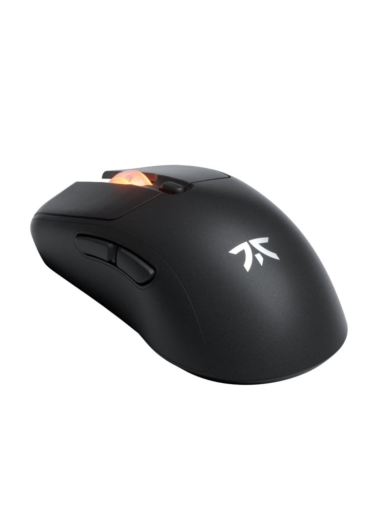 فناتيك ماوس ألعاب لاسلكي Fnatic Bolt مستشعر Pixart 3370 أسود، 69 جرام، عمر بطارية WiFi وBluetooth 110-210 ساعة، شحن USB-C، مفاتيح Kailh GM 8.0، 4 ملفات تعريف ومراحل DPI، نوافذ تزلج Virgin PTFE - Image 5