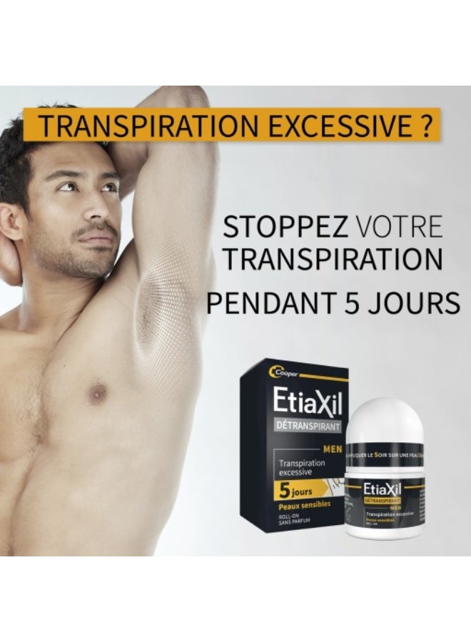 Etiaxil Antiperspirant Men Sensitive Skin Roll-On 2 x 15 ml - Image 4