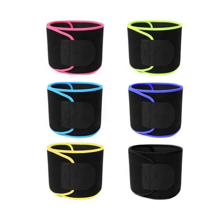 Bluejw Sweat Waist Trimmer Belt for Women Men - Slimming Tummy Band, Weight Loss Fitness Waist Trainer - Image 1