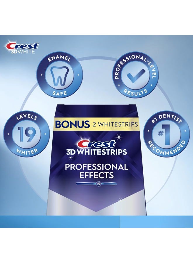 Crest 3D Whitestrips Professional Effects – Teeth Whitening Kit, 22 Treatments (20 + 2 Bonus), Each with 1 Upper/1Lower, 44 Strips – Crest 3DWhite Teeth Whitening Strips - Image 3