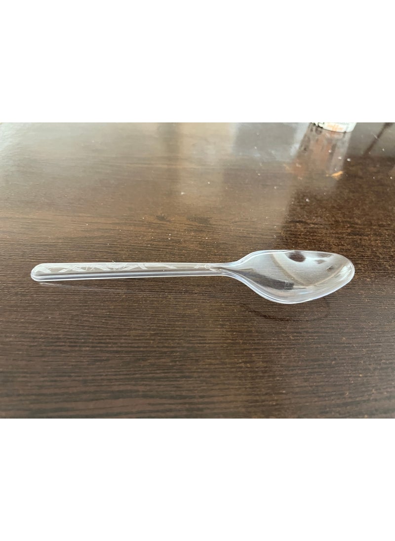 stylish Plastic Luxury Spoon 100 Pieces  - Image 2