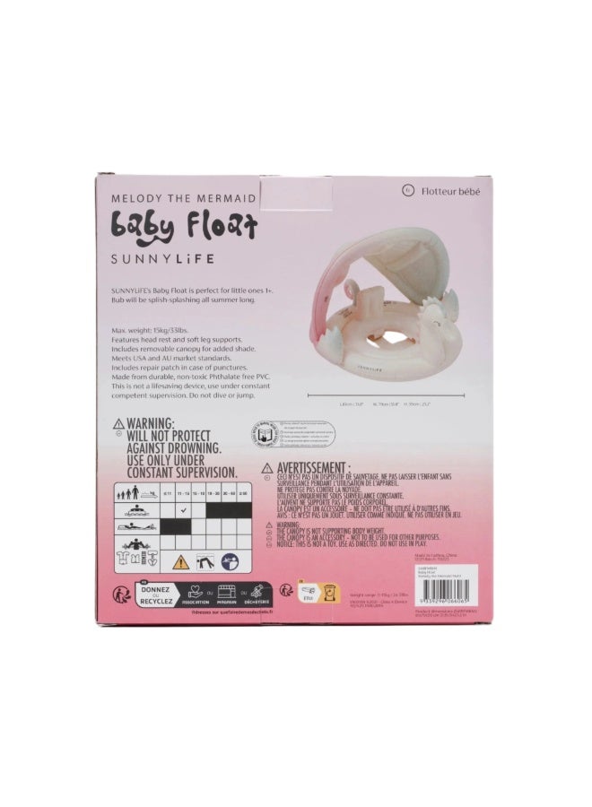 SUNNY LIFE Baby Float Melody the Mermaid Multi - Image 4