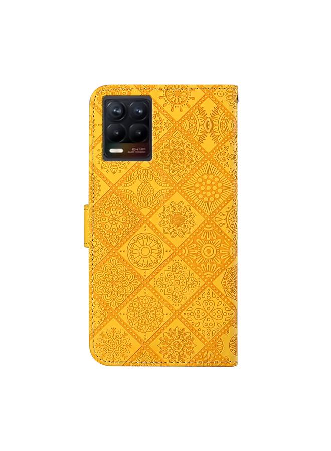 S-TOP Case For OPPO Realme 8 4G Ethnic Style Embossed Pattern Leather Phone Case - Image 3