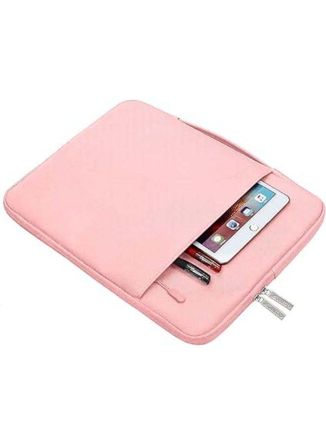 Mosiso Laptop Sleeve Compatible with MacBook Air/Pro, 13-13.3 inch Notebooks, Compatible with MacBook Pro 14 inch 2023-2021 A2779 M2 A2442 M1, Multifunctional Bag, Chalk Pink - Image 4