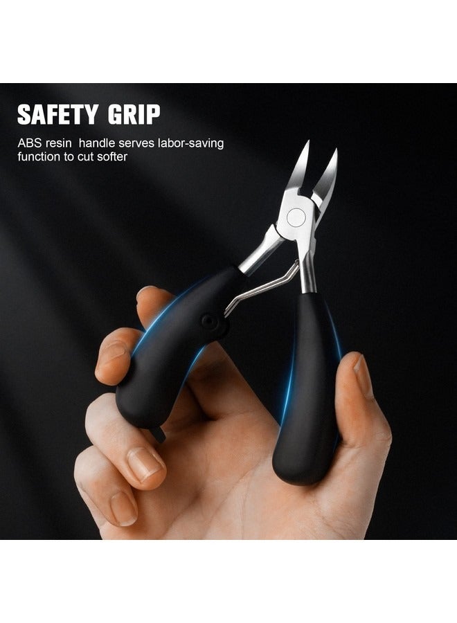 Beauenty Precision Toenail Clippers for Thick or Ingrown Toenails- Podiatrist Toenail Clippers - Professional Large Nail Clipper Grooming Tool -Spare Spring  - Image 5
