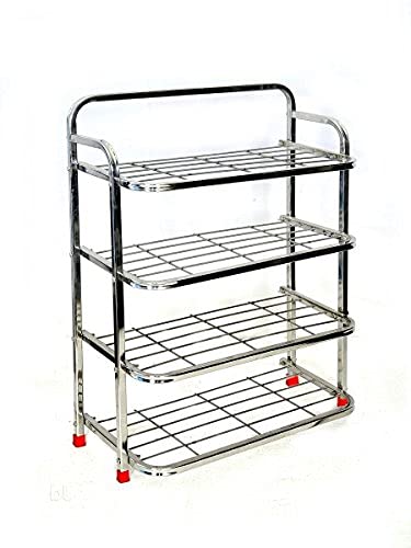 AXANIO Steel Shoe RackMultipurpose Heavy Metal Designer Show StandWardrobe Storage Racks
