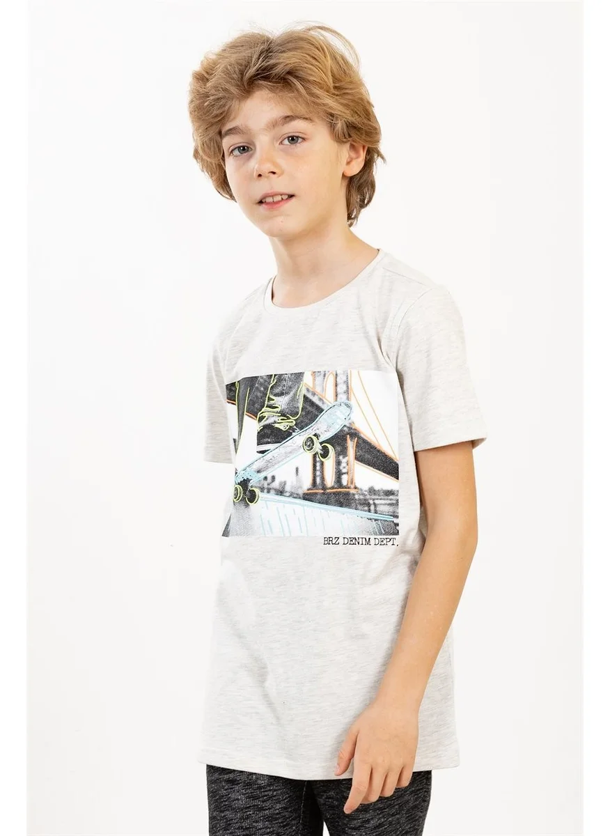 BRZ Collection Skate Printed Boy T-Shirt