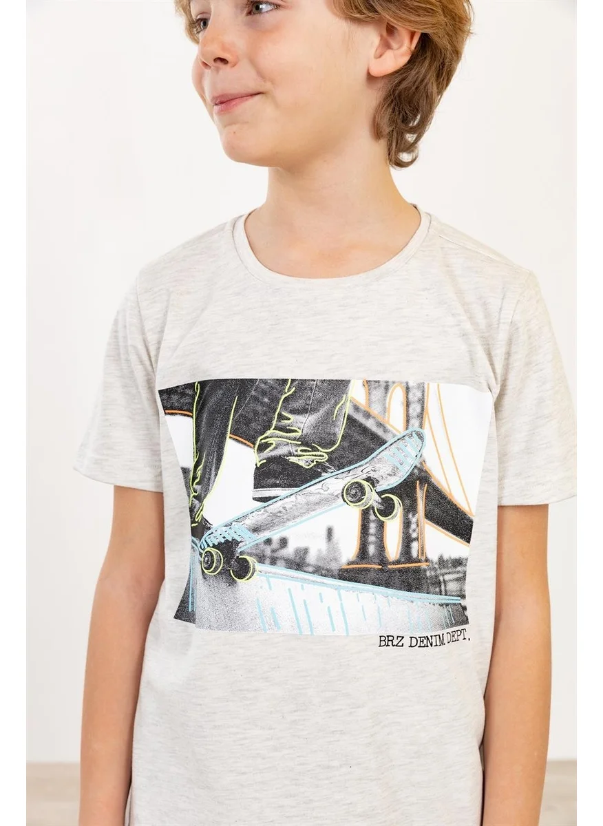BRZ Collection Skate Printed Boy T-Shirt