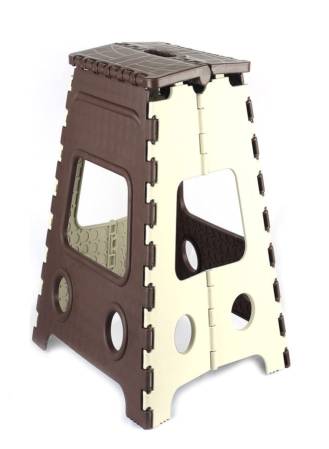 LAFILLETTE Folding Step Stool, Heavy Duty Foldable Stool for Kids& Adults, Safe Non-Slip Folding Step Stool, Multi-Function Portable Stool, Great for Kitchen, Bathroom, Bedroom - Image 1