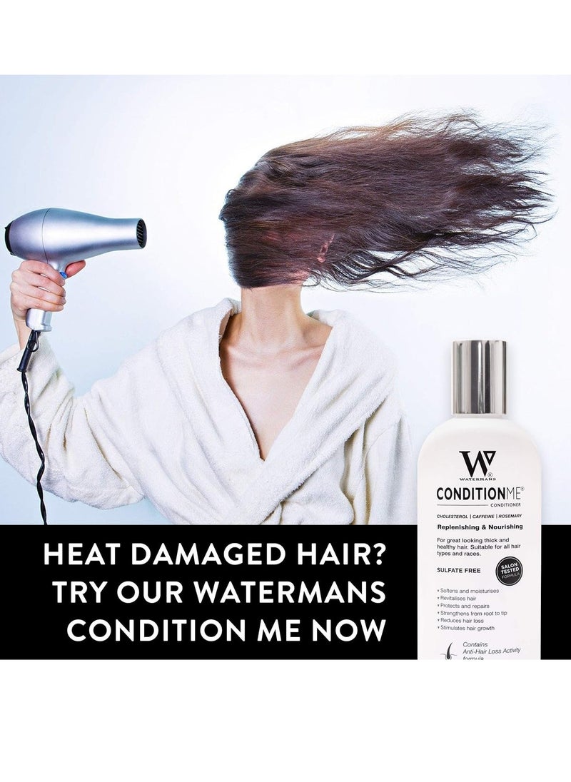 Watermans Hair Growth Conditioner Infused with Caffeine Rosemary and More Suitable for All Hair Types Including Afro Nourishing Treatment for Dry and Damaged Hair  - Image 4