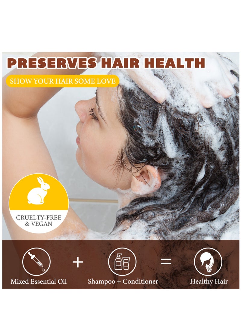 HUALIJIA - 3 In 1 Rosemary Oil with Black Castor Oil & Batana Oil for Hair Care Hair Conditioner Oil for Thin Hair Repair Damaged Hair Nourishes Thin Hair Scalp Skin and Loss Hair Growth Fit 60ml - Image 1