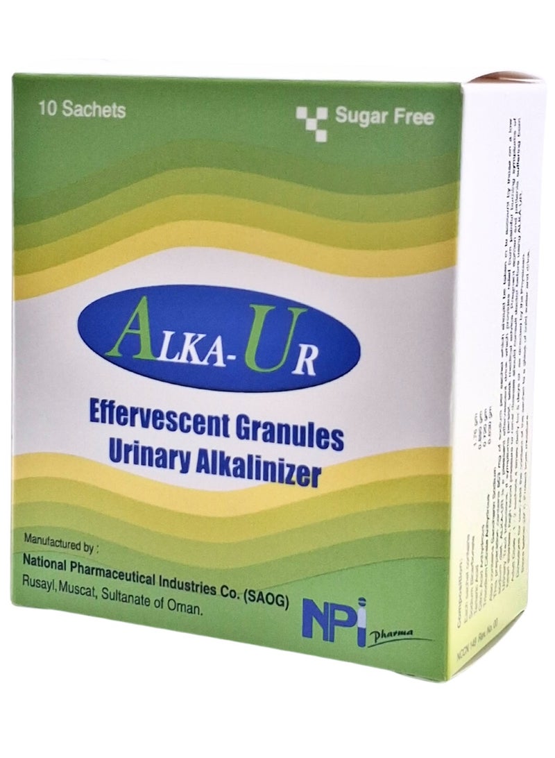 ألكا-أور إف حبيبات كيس 10 ل (قلويزر البولية ل أوتي و الحمضية البول الإغاثة)
