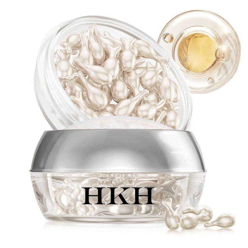 HKH Vitamin C Serum for Face Anti Aging Serum with Hyaluronic Acid Supplements Vitamin E Reduces Wrinkles Dark Spot Remover for Face