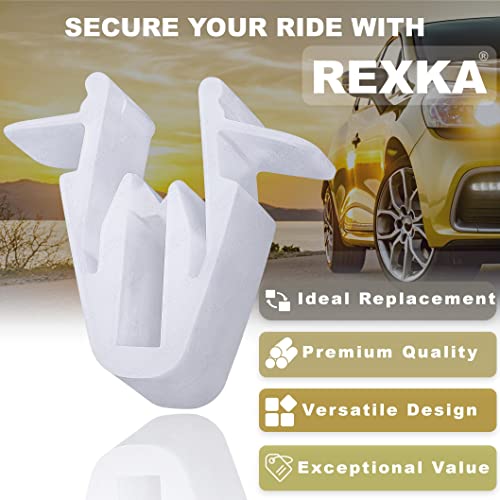 Rexka 30pcs Rear Hatch Door Side Garnish Moulding Clips for Toyota Lexus 90467-09204 Camry, Highlander, Prius, Sienna,GX470, IS300, RX330, RX350, RX400h, RX450h Cowl Trim Clip - Image 4