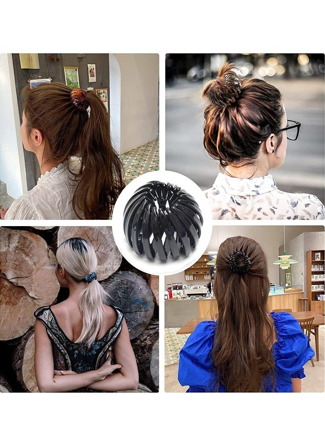 Muyixin Ponytail Hairpin Curling Iron  Fashion Retro Leopard Print Hairstyle Headbands Claw Clamps For Woman Hair Accessories  - Image 4