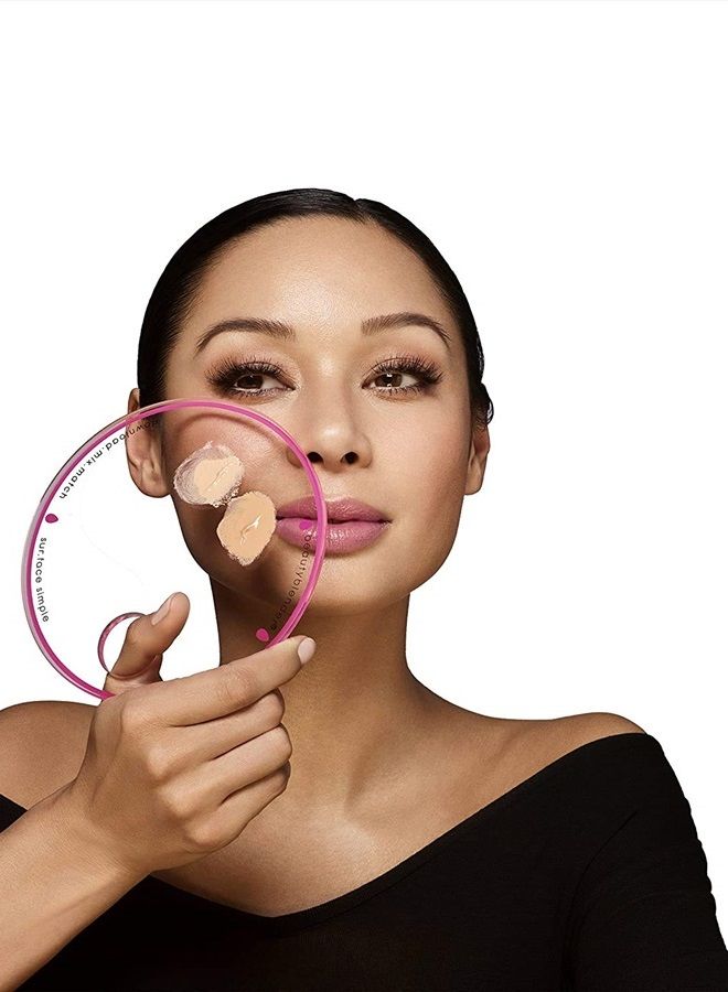 beautyblender sur.face simple Portable Clear Palette for Mixing and Matching Foundations and Creams, Includes a Mixing Makeup Wand - Image 4