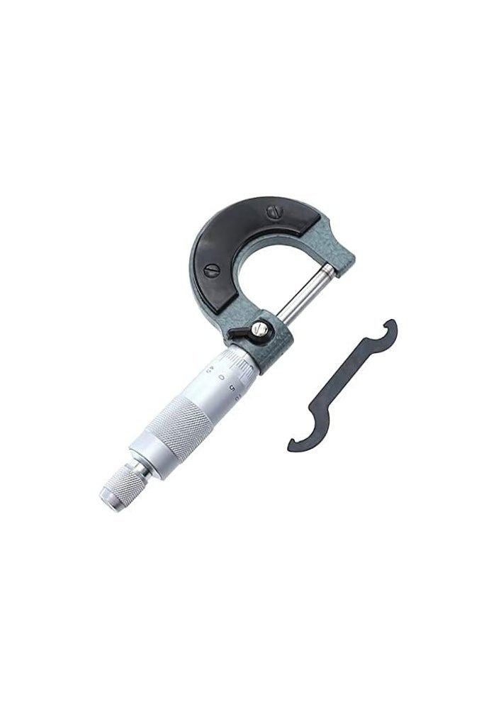 AQ AQSON AQSON 0-25mm Metric Micrometer Caliper with Carbide Gauge Standards - Image 1