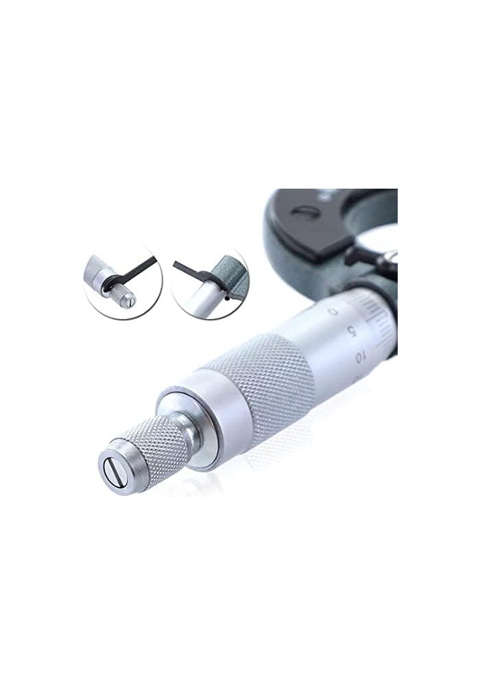 AQ AQSON AQSON 0-25mm Metric Micrometer Caliper with Carbide Gauge Standards - Image 2