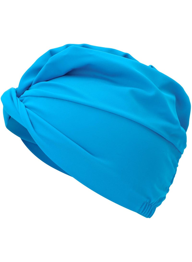 Joss Blue Polyamide Swimming Cap  One Size, Comfortable Fit, Chlorine Protection, Ideal For Pool & Open Water, Stylish Design, Secure Hair Protection - Image 2