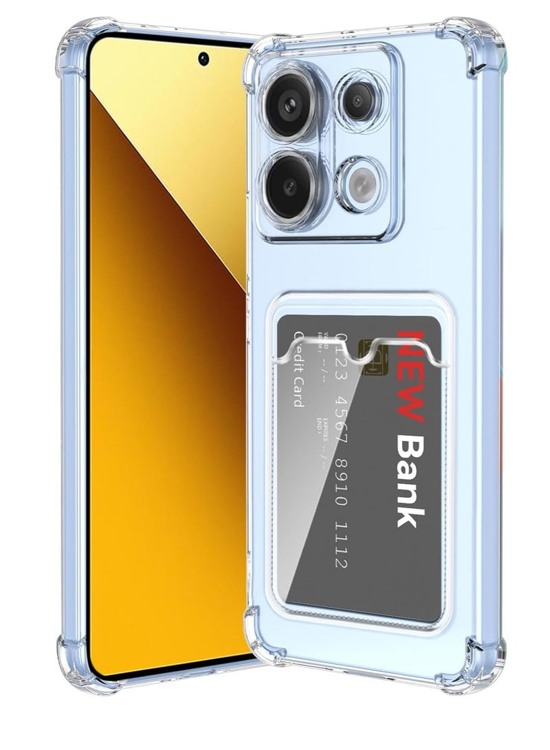 Xiaomi Redmi Note 13 (4G) Wallet Cover Transperent Case