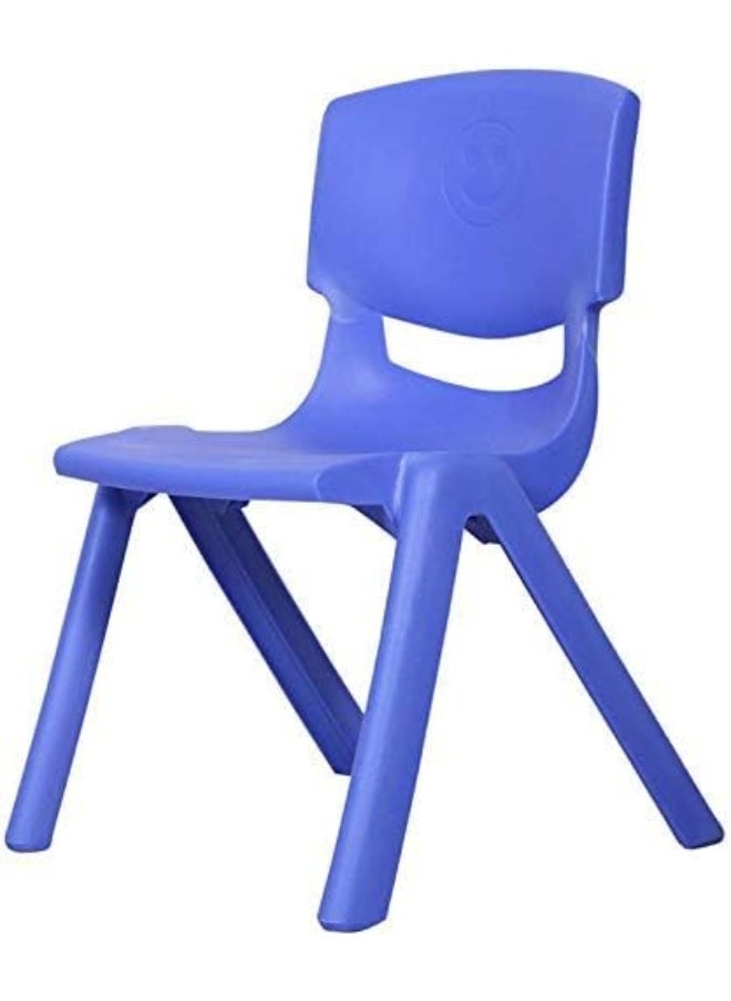 Rainbow Toys RBW TOYS Kids Chairs durable Plastic Stacking Chair For indoor & outdoor Use Height 34cm (Blue) Chair for kids  - Image 2
